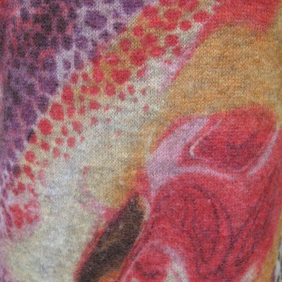 Multi Color Alpaca Wool Knit Dress - Picture 4 of 8